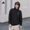 舒适加厚毛圈布连帽卫衣套头衫 男女秋冬adidas阿迪达斯官方轻运动