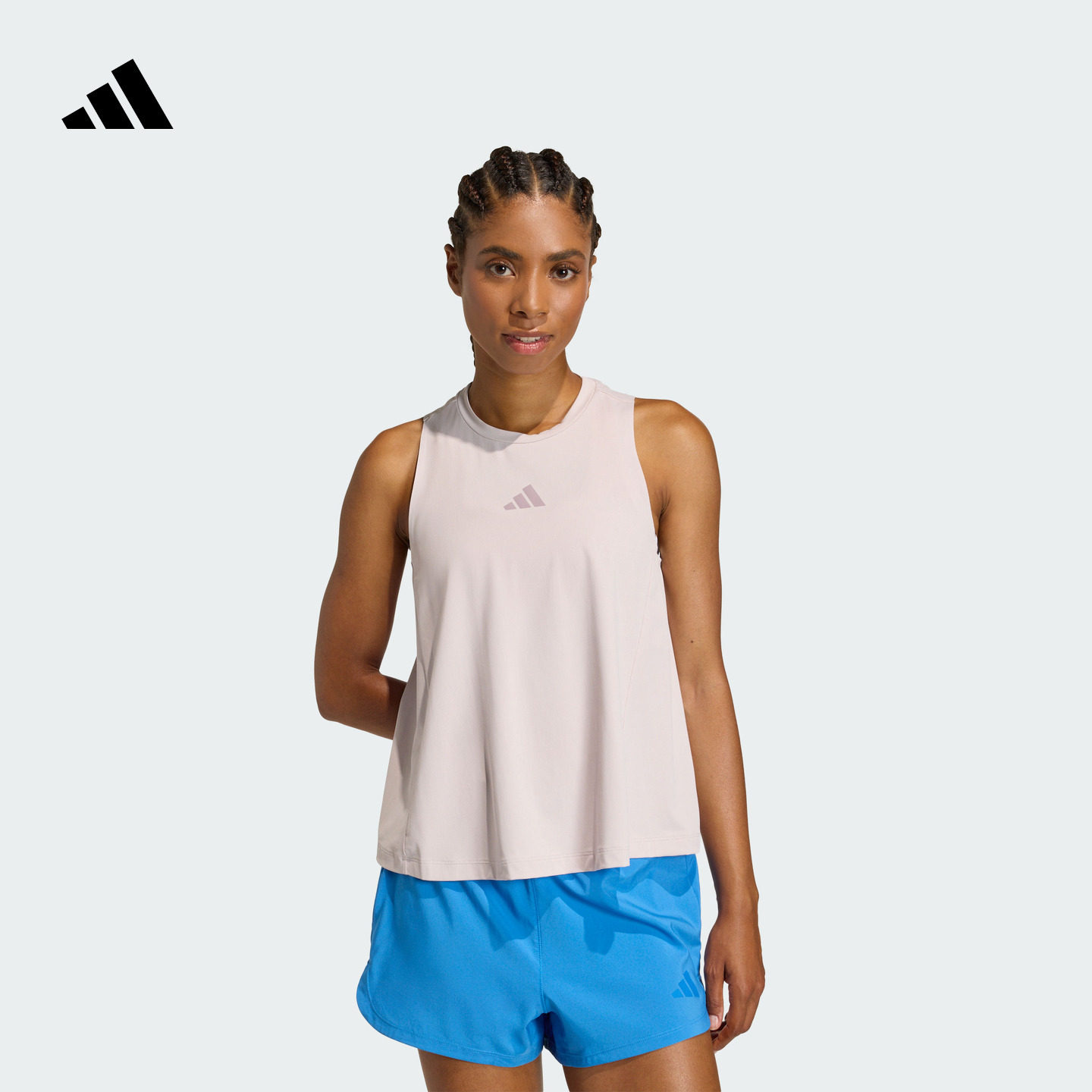 速干舒适训练运动无袖背心健身上衣女装夏季新款adidas阿迪达斯