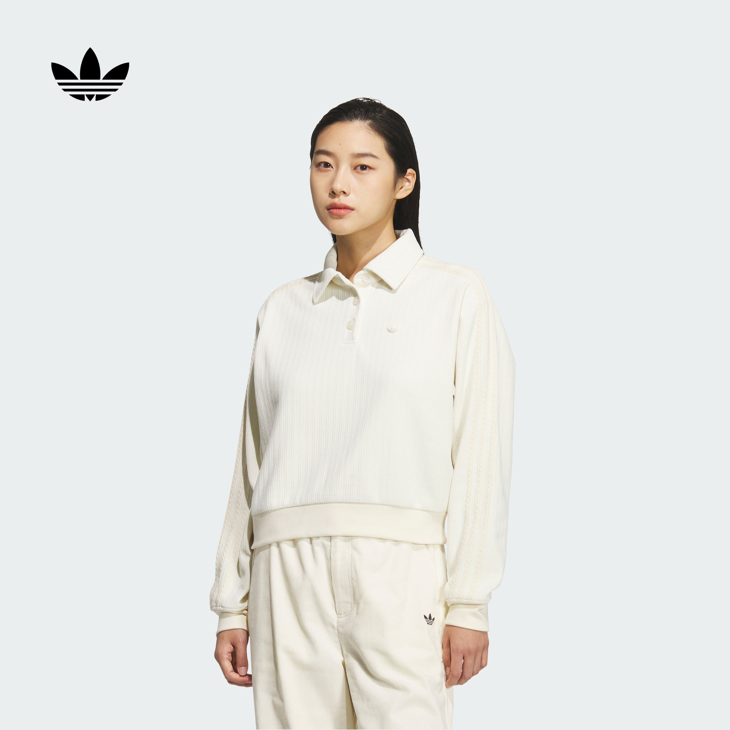 阿迪达斯三叶草女子套头衫