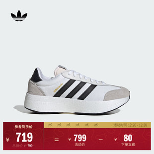男女adidas阿迪达斯三叶草 RNR复古厚底增高boost运动鞋 T头鞋 CITY