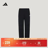 新款 小童休闲百搭拒水梭织运动裤 春季 adidas阿迪达斯官方轻运动
