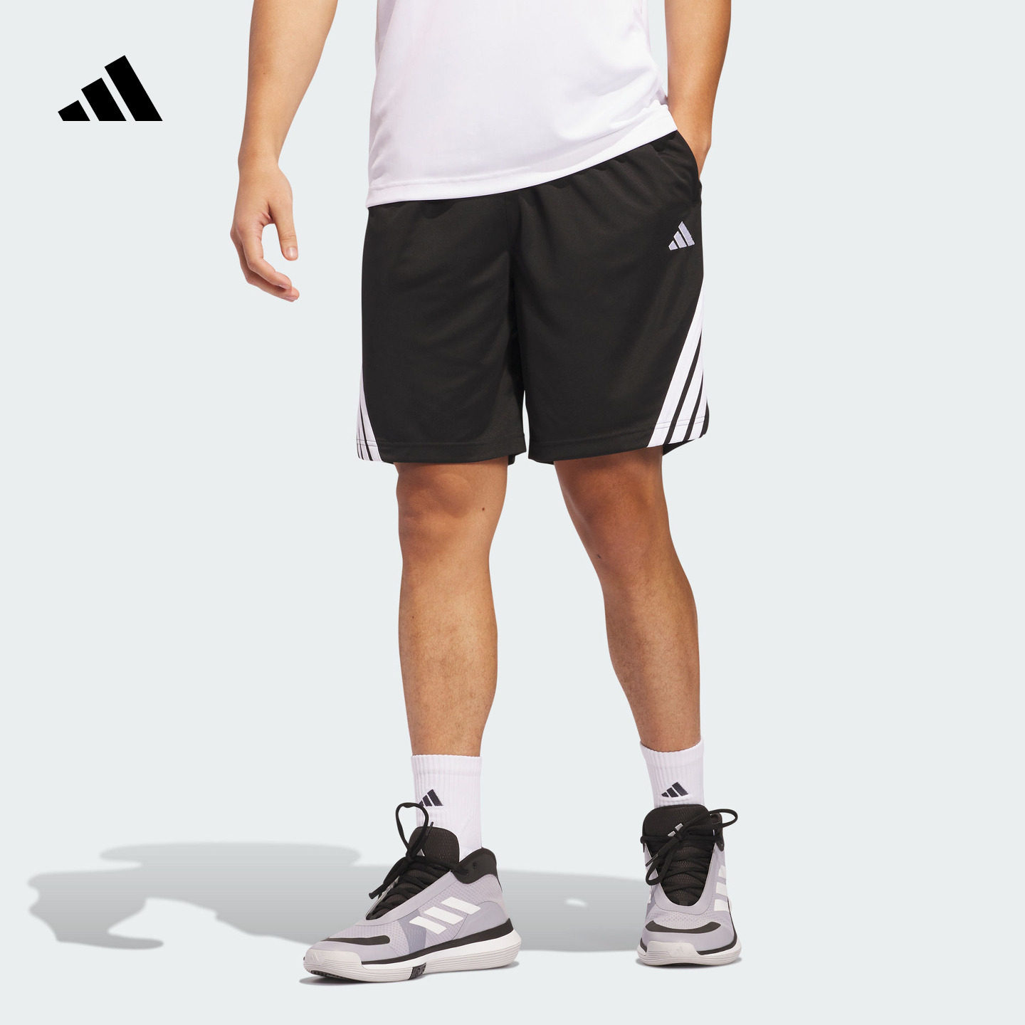 速干休闲篮球运动短裤男装夏季adidas阿迪达斯官方JI7576