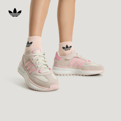 阿迪达斯三叶草小童复古运动鞋