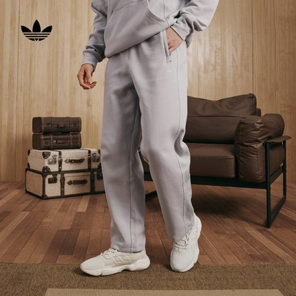 简约舒适宽松太空棉运动裤男装秋季adidas阿迪达斯三叶草IJ0707