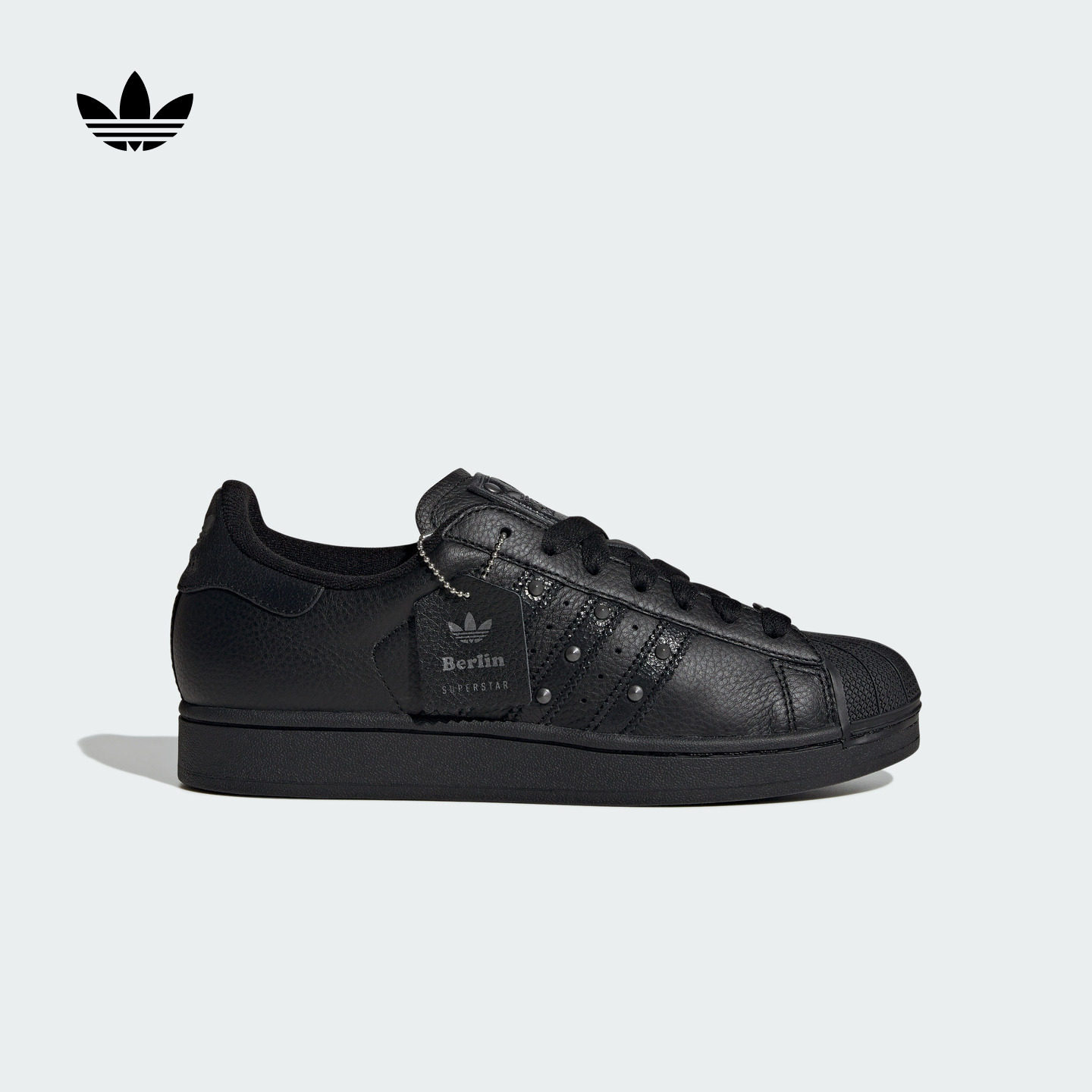 阿迪达斯三叶草男女贝壳头板鞋