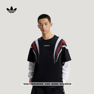 adidas阿迪达斯三叶草 新款 纯棉舒适亲肤百搭针织运动短袖 T恤男装