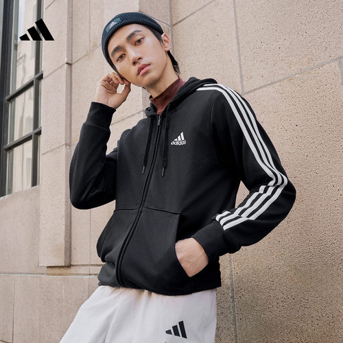 阿迪达斯轻运动男通勤夹克外套