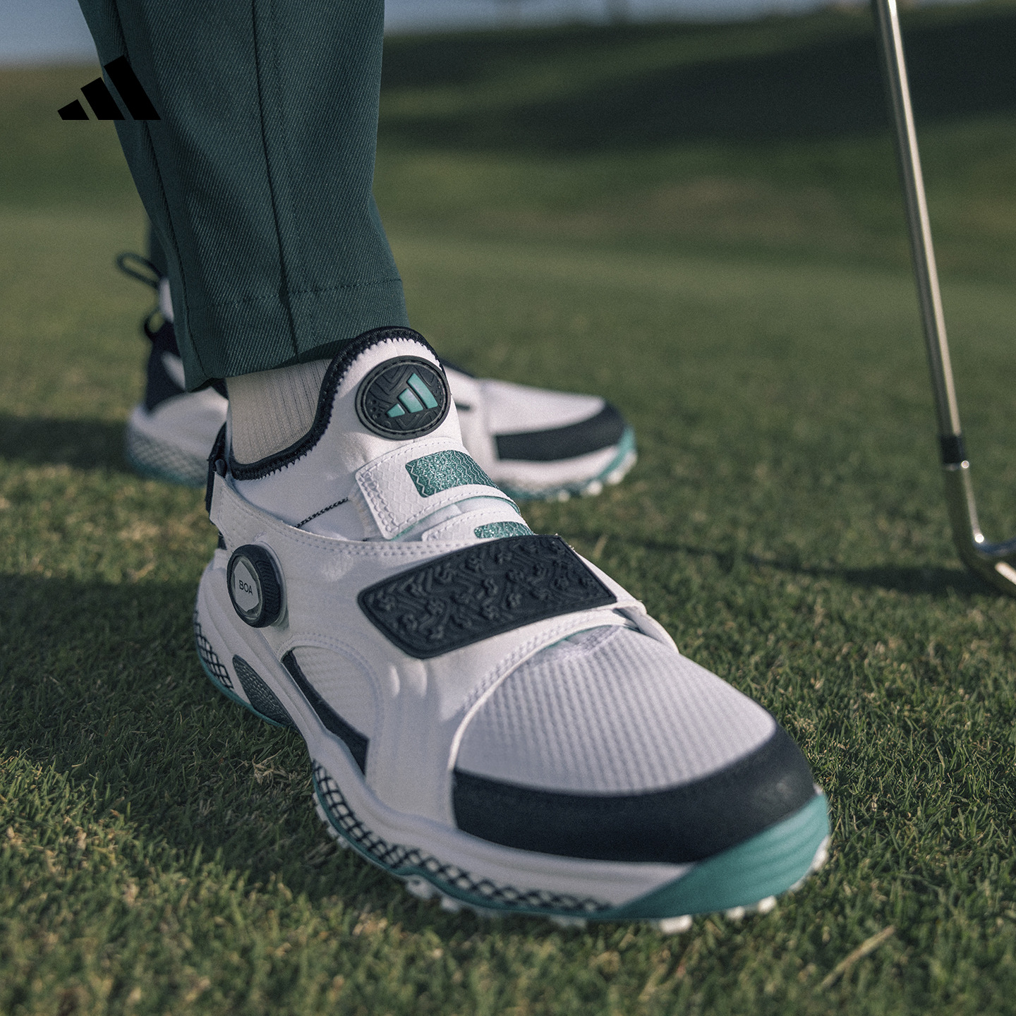 CODECHAOS 25 BOA旋转按钮boost高尔夫球鞋男女adidas阿迪达斯