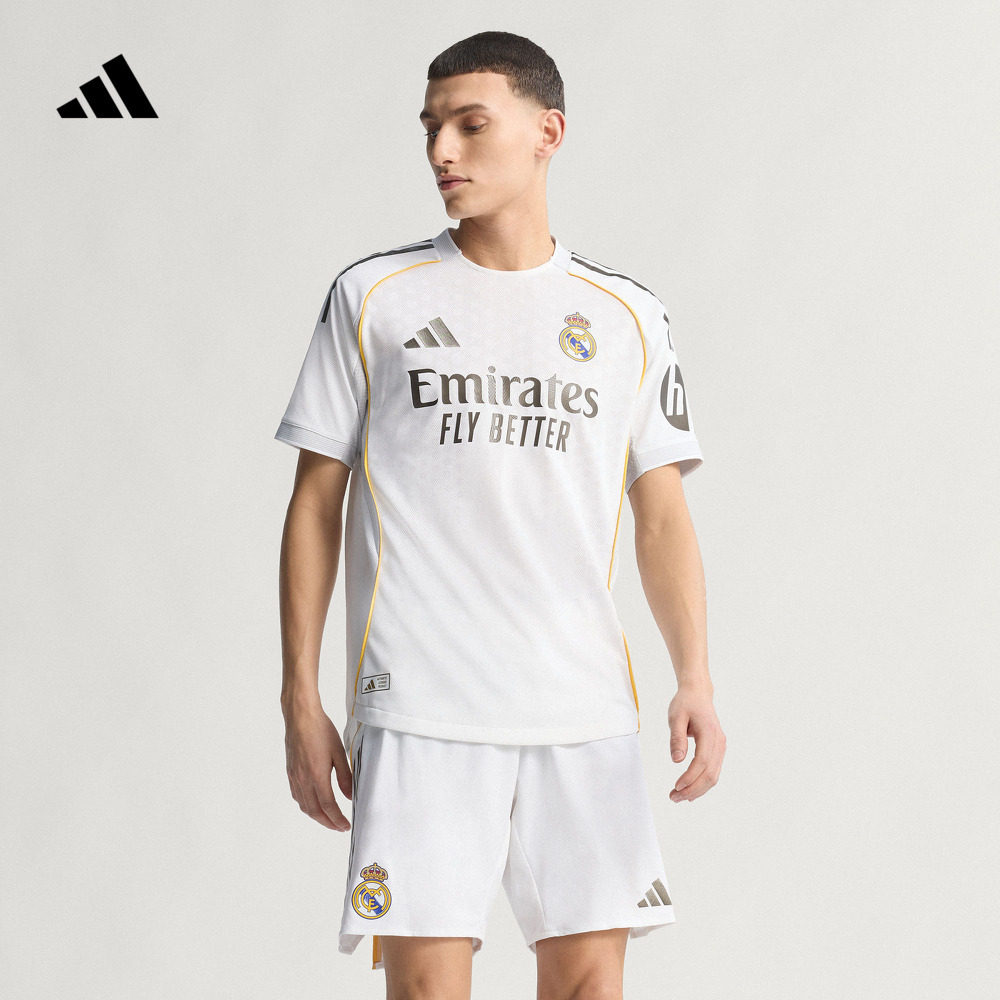 皇家马德里球员版主场足球短袖球衣印号 男夏季adidas阿迪达斯