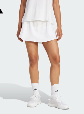 速干简约舒适网球运动A字短裙女装adidas阿迪达斯官方JE7102