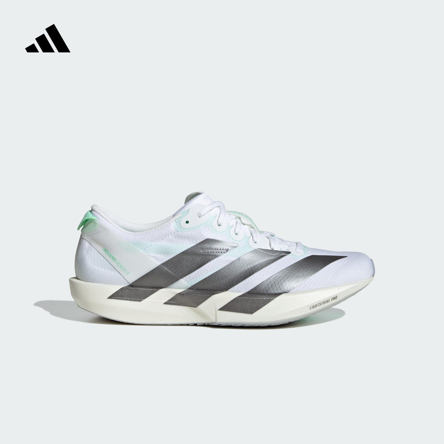 ADIZERO ADIOS 9 W全速争胜薄底专业竞速跑鞋女子adidas阿迪达斯