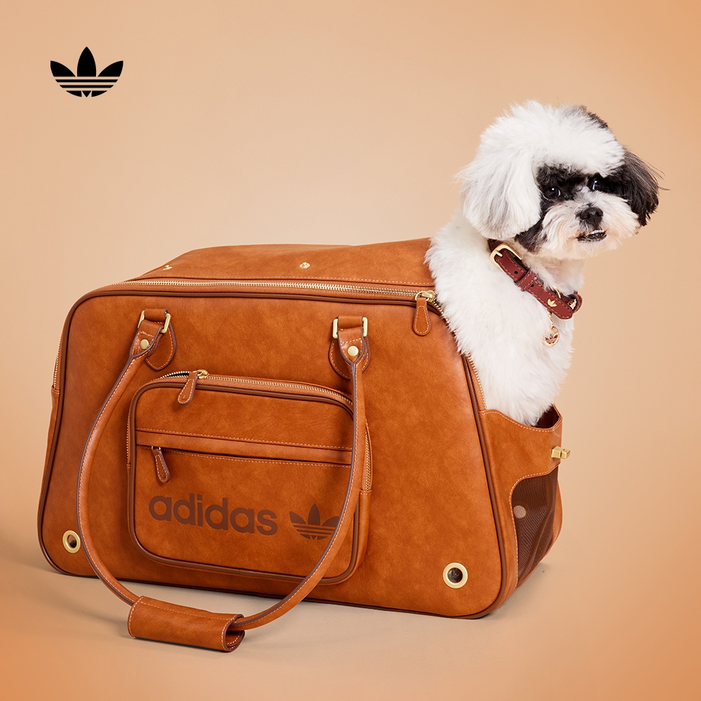 阿迪达斯三叶草男女宠物手提包