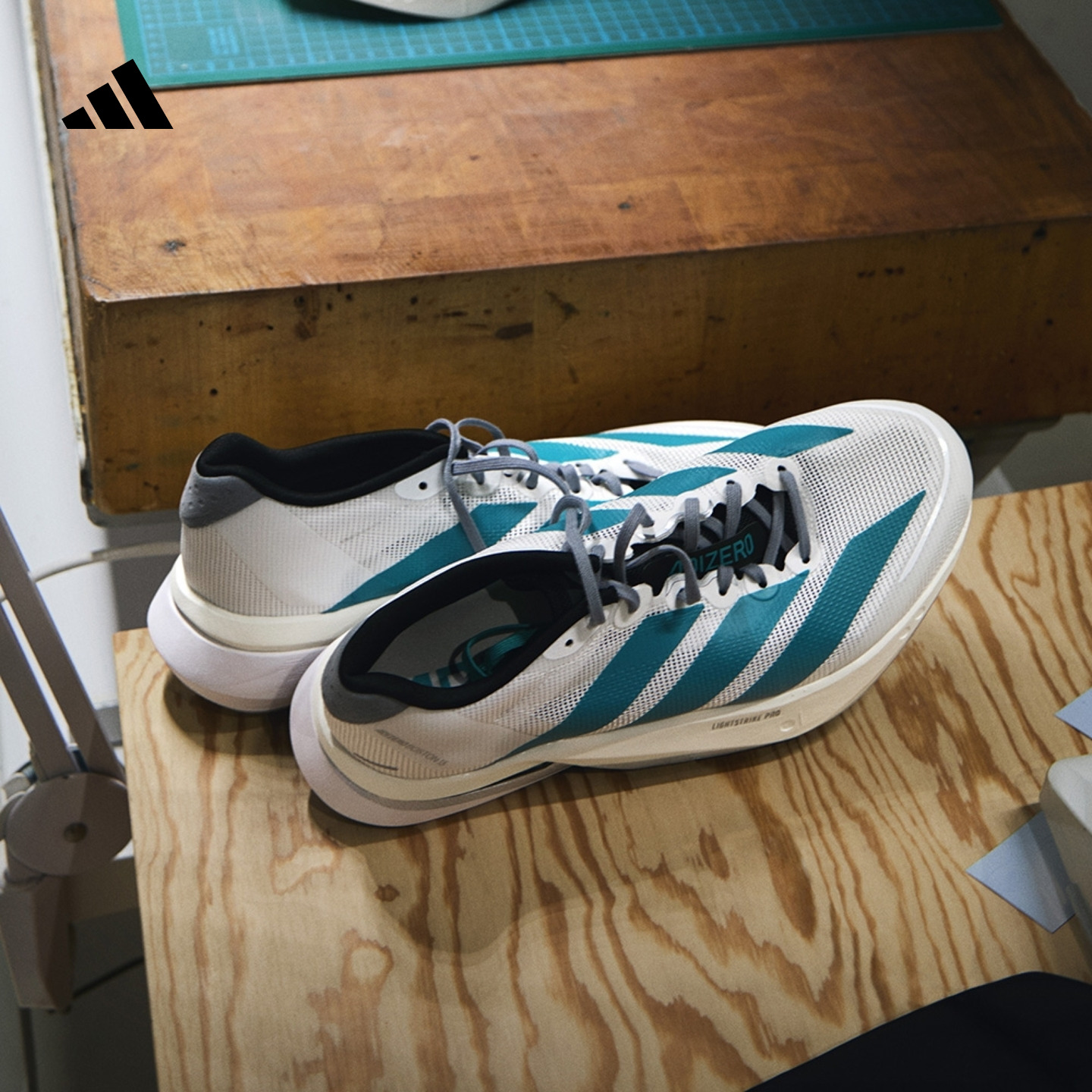 ADIZERO BOSTON 13超轻缓震玻纤柱专业竞训跑鞋adidas阿迪达斯