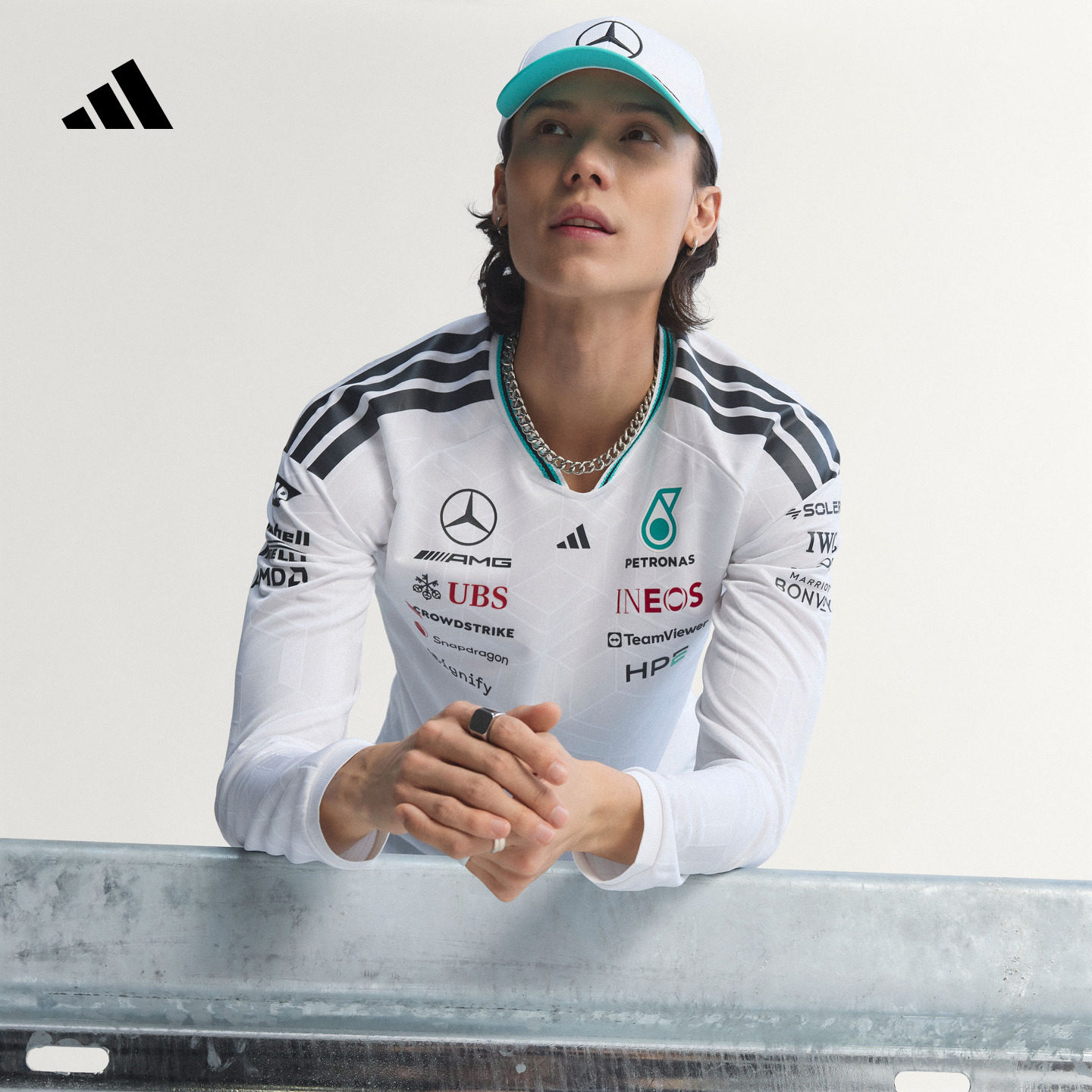 梅赛德斯AMG马石油F1车队速干修身运动长袖T恤男装adidas阿迪达斯,运动/瑜伽/健身/球迷用品,赛车服,淘宝优惠券,粉丝福利购,淘宝优惠卷