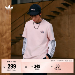 adidas阿迪达斯官方三叶草 T恤男女夏季 经典 纯棉运动上衣短袖