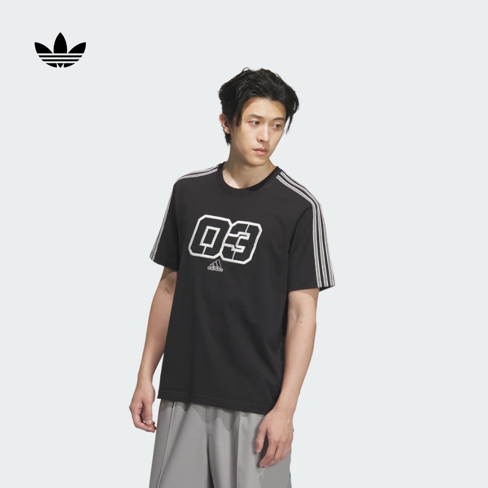 纯棉运动上衣圆领短袖T恤男装夏季新款adidas阿迪达斯官方三叶草