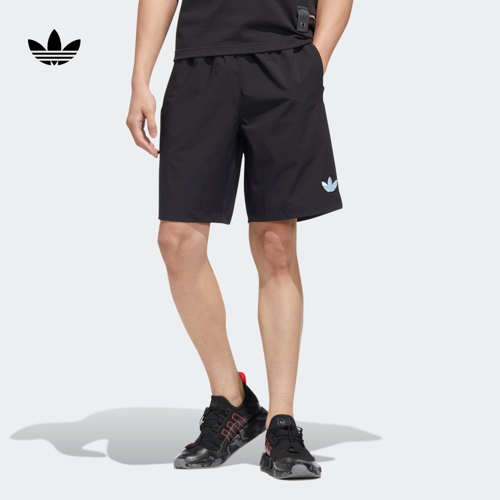 运动休闲短裤男装夏季adidas阿迪达斯官方三叶草HM8031 运动服/休闲服装 运动中长裤／短裤 原图主图