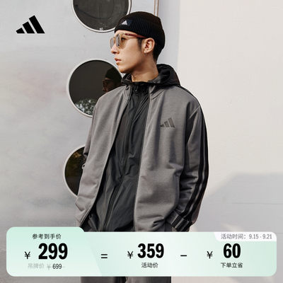 阿迪达斯轻运动男女休闲长袖套装
