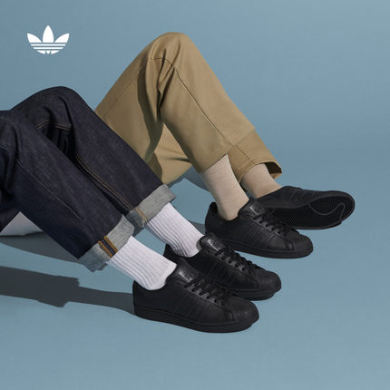 SUPERSTAR复古低帮贝壳头运动板鞋男女adidas阿迪达斯官方三叶草