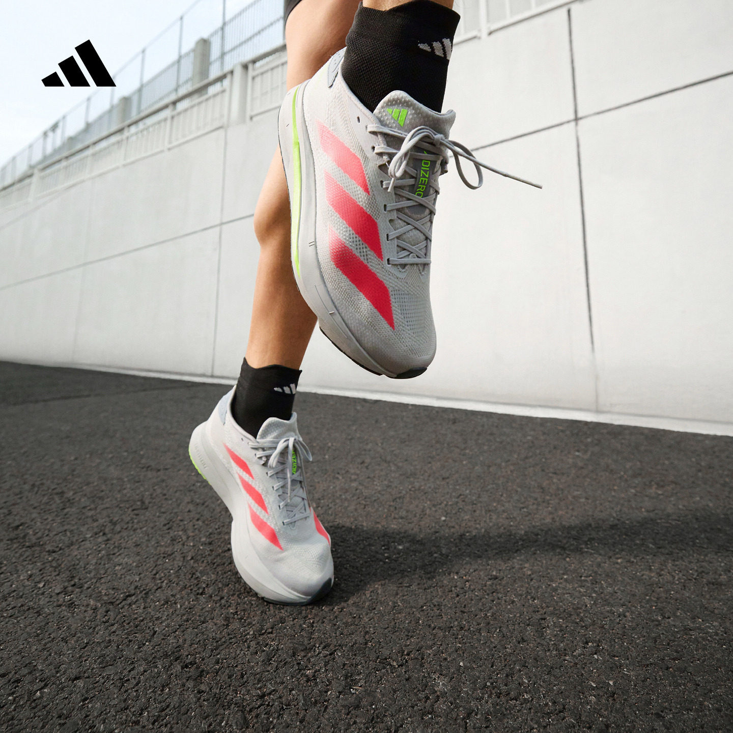 二代闪充跑鞋 ADIZERO SL2超轻马拉松体测跑鞋男女adidas阿迪达斯