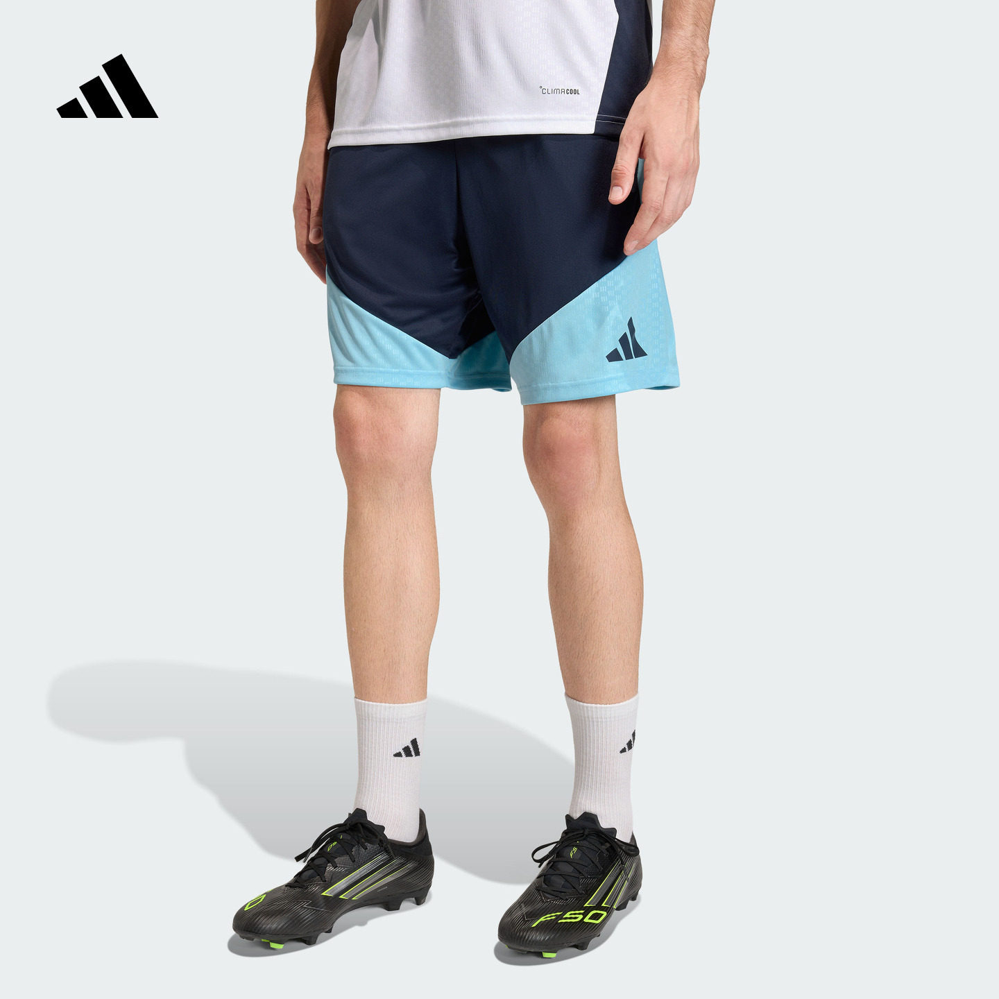 阿根廷队足球热身训练运动速干短裤男装新款adidas阿迪达斯官方