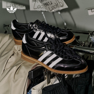 秀场同款 鞋 T头鞋 BOWLING经典 adidas阿迪达斯三叶草 SAMBA