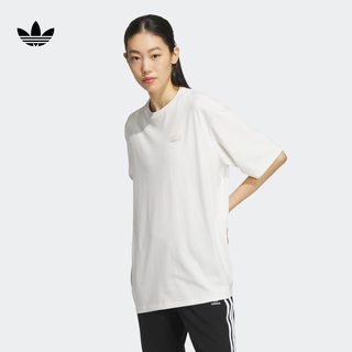 简约经典运动上衣圆领短袖T恤女装夏季adidas阿迪达斯官方三叶草