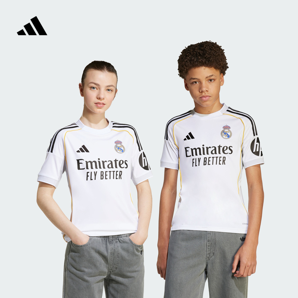 阿迪达斯大童皇家马德里短袖球衣