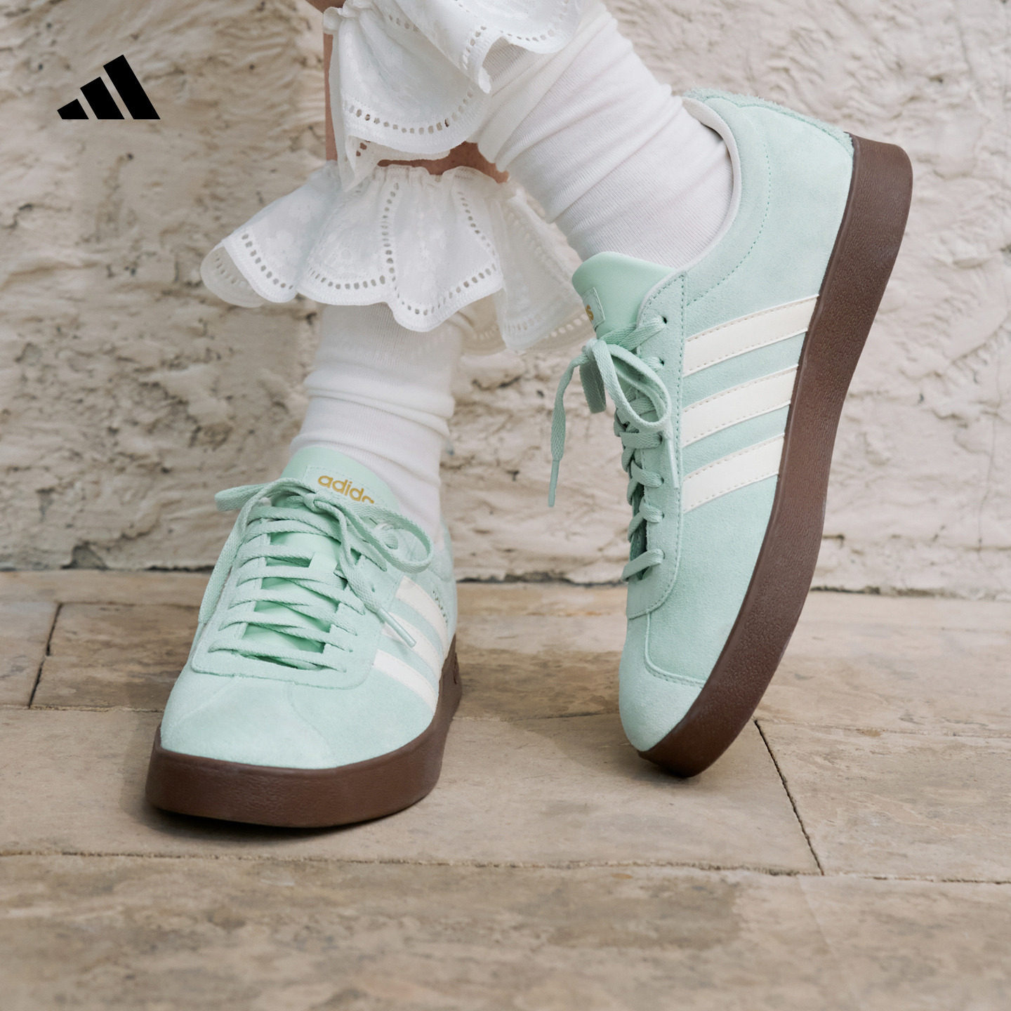 「T头鞋」VL COURT CLASSIC板鞋德训鞋男女adidas阿迪达斯轻运动