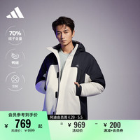 陈晓同款530蓬保暖连帽鸭绒羽绒服男装adidas阿迪达斯官方轻运动