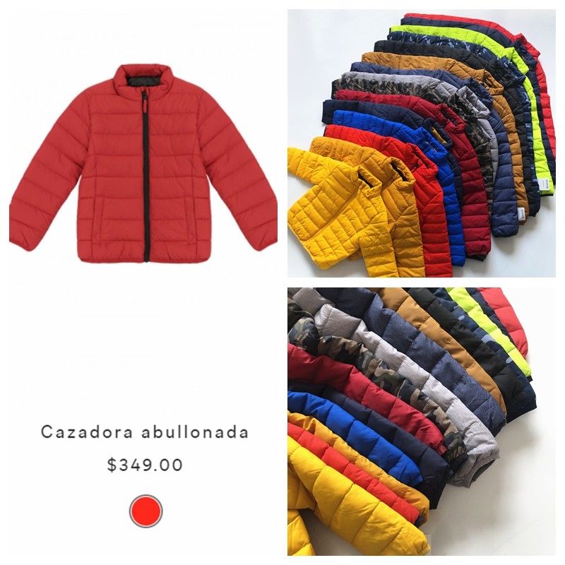 男童外套拉链外套薄棉袄冬季