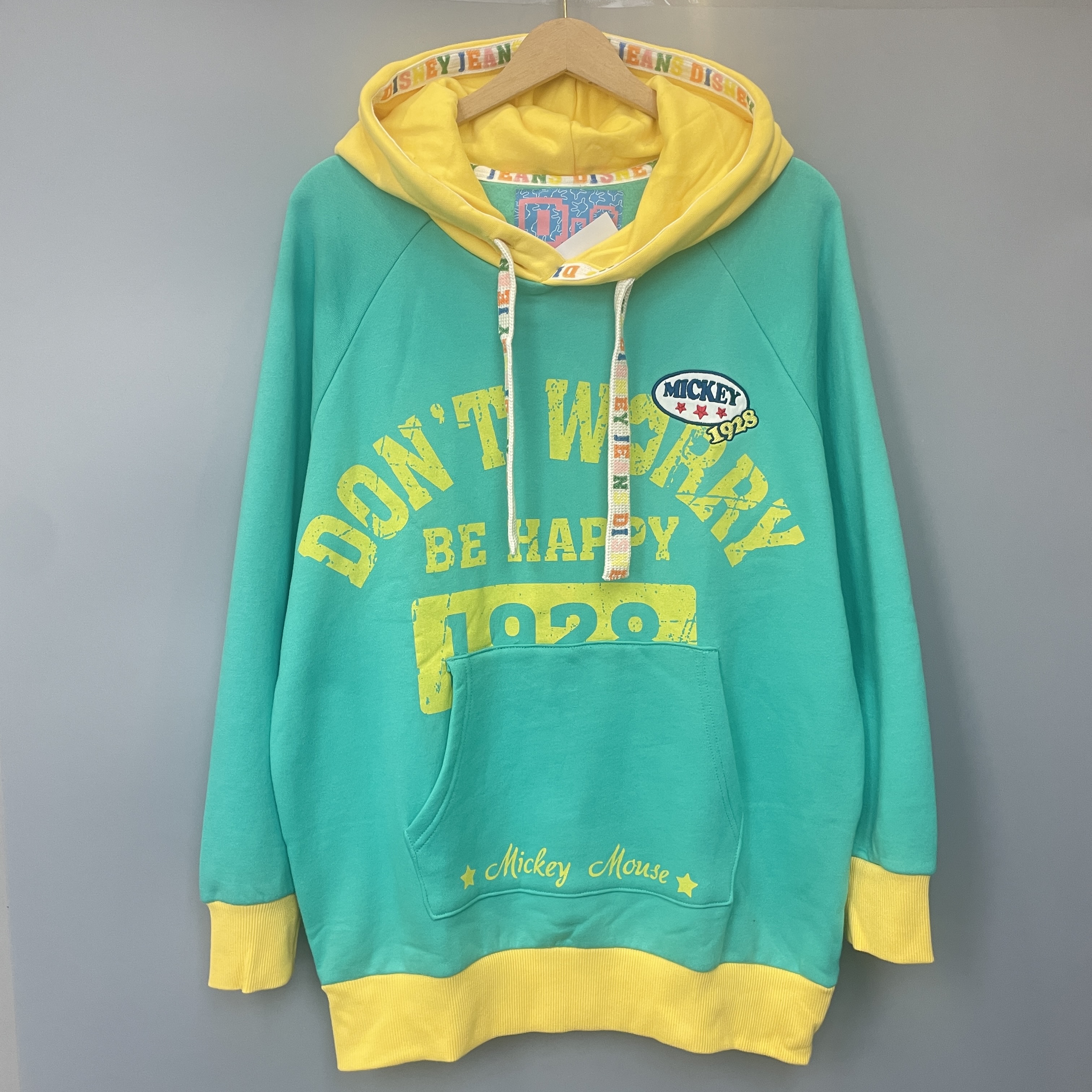 宽松纯棉拉绒欧美刺绣连帽卫衣