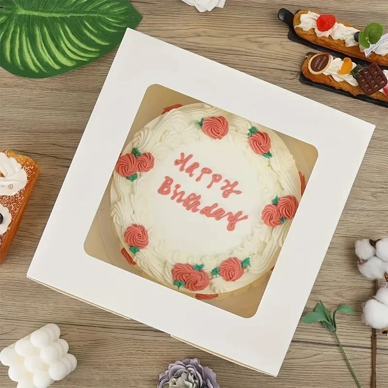 9寸千层蛋糕斯巴克芝士蛋糕盒蛋糕烘焙雪媚娘马芬杯生日蛋糕包装