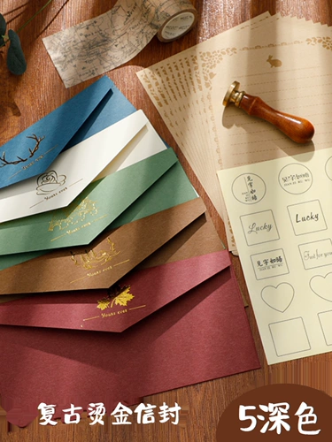 Ретро комплект, изысканная открытка на день Святого Валентина для влюбленных, европейский стиль, изысканный стиль