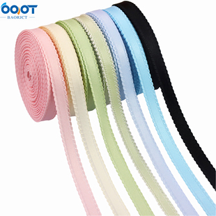 10mm荷叶边丝带礼物服饰编发蝴蝶结包装缎带发饰彩带花束蛋糕