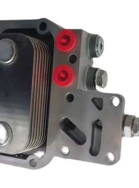 玉柴YCD4P22C-115动力4102机油冷却器1JT300机油散热器总成船机