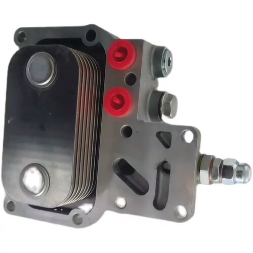 玉柴YCD4P22C-115动力4102机油冷却器1JT300机油散热器总成船机
