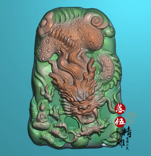 猛龙牌无相观音佛24849厚装随形扫描精雕图jdp 灰度图bmp 浮雕图