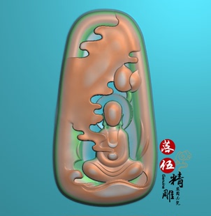 悟道6414生肖 雄鸡报晓 一鸣惊人 鸡精雕图 浮雕玉雕 电脑雕刻JDP