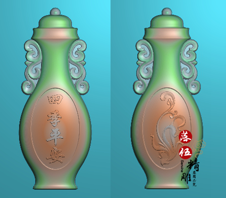 四季平安花瓶1609新款精雕图灰度图立体电脑雕刻浮雕图钢铁长城高性价比高么？