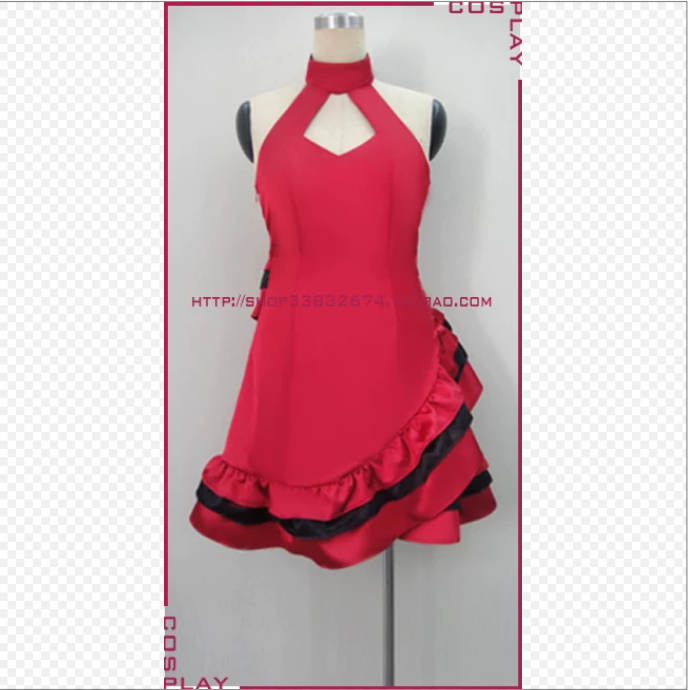 圣旗龙0754A cosplay服装 初音家族 巡音 晚会裙cos