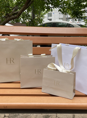 HR赫莲娜礼品袋 礼盒空盒子 手提袋纸袋 包装 国内柜台礼袋 纸袋
