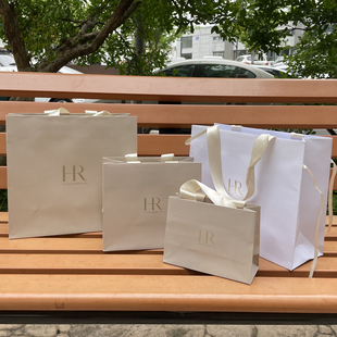 HR赫莲娜礼品袋 礼盒空盒子 手提袋纸袋 包装 国内柜台礼袋 纸袋