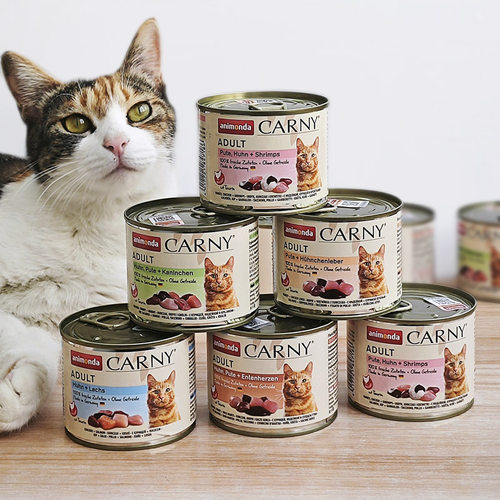贝多芬宠物/德国进口carny卡尼主食猫罐无谷高蛋白成猫罐200g