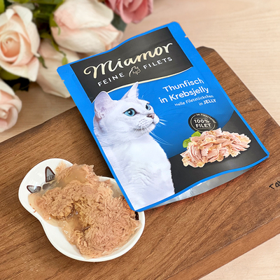 贝多芬宠物/迈阿咪miamor泰产啫喱猫餐包营养湿粮汤包猫零食100g
