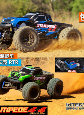 TRAXXAS新款Stampede 1/10遥控电动大脚车四驱无刷#67154-4
