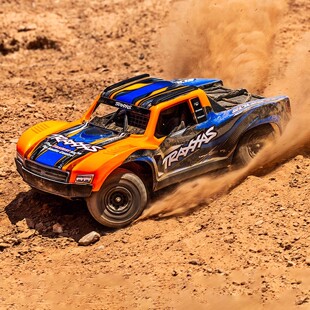 TRAXXAS Mini Slash四驱无刷遥控电动短卡越野车RTR#108164-1