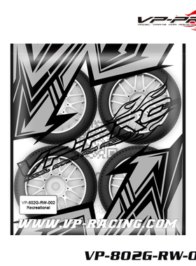 VP-PRO 新款1/8 Buggy 娱乐胎 802/807轮胎（一包四个黏好）