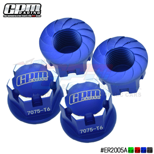 大E REVO 2.0 4铝合金7075内滚花防松锁胎螺母 GPM 86086 TRX