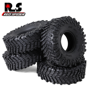 R200 RS红蜘蛛1.9寸攀爬车仿真轮胎AX 幽灵TRX4 SCX10三代 易控